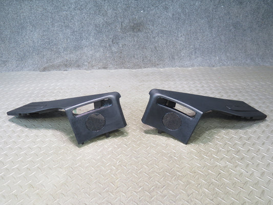 05-11 Mercedes R171 SLK Set of 2 Rear Left & Right Seat Belt Trim Panel OEM