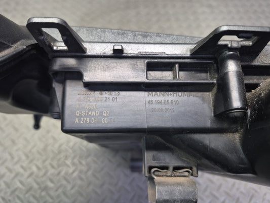 2012-2015 Mercedes W166 ML63 AMG 5.5L Engine Left Air Cleaner Intake Box Housing