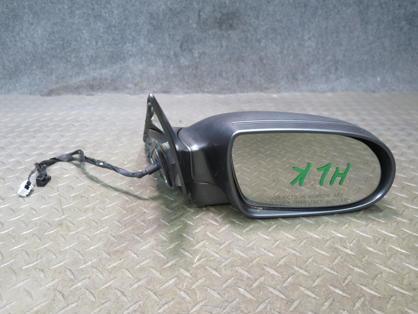 05-08 Mercedes R171 SLK Right Exterior Side View Mirror Graphite Metallic OEM