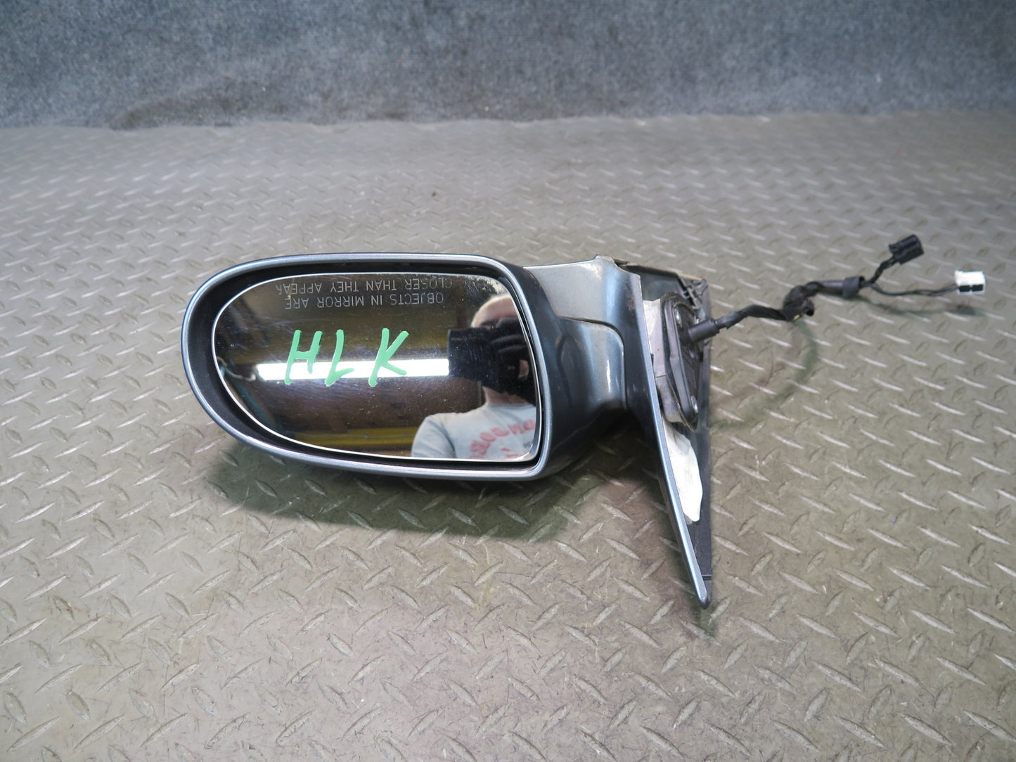 05-08 Mercedes R171 SLK Right Exterior Side View Mirror Graphite Metallic OEM