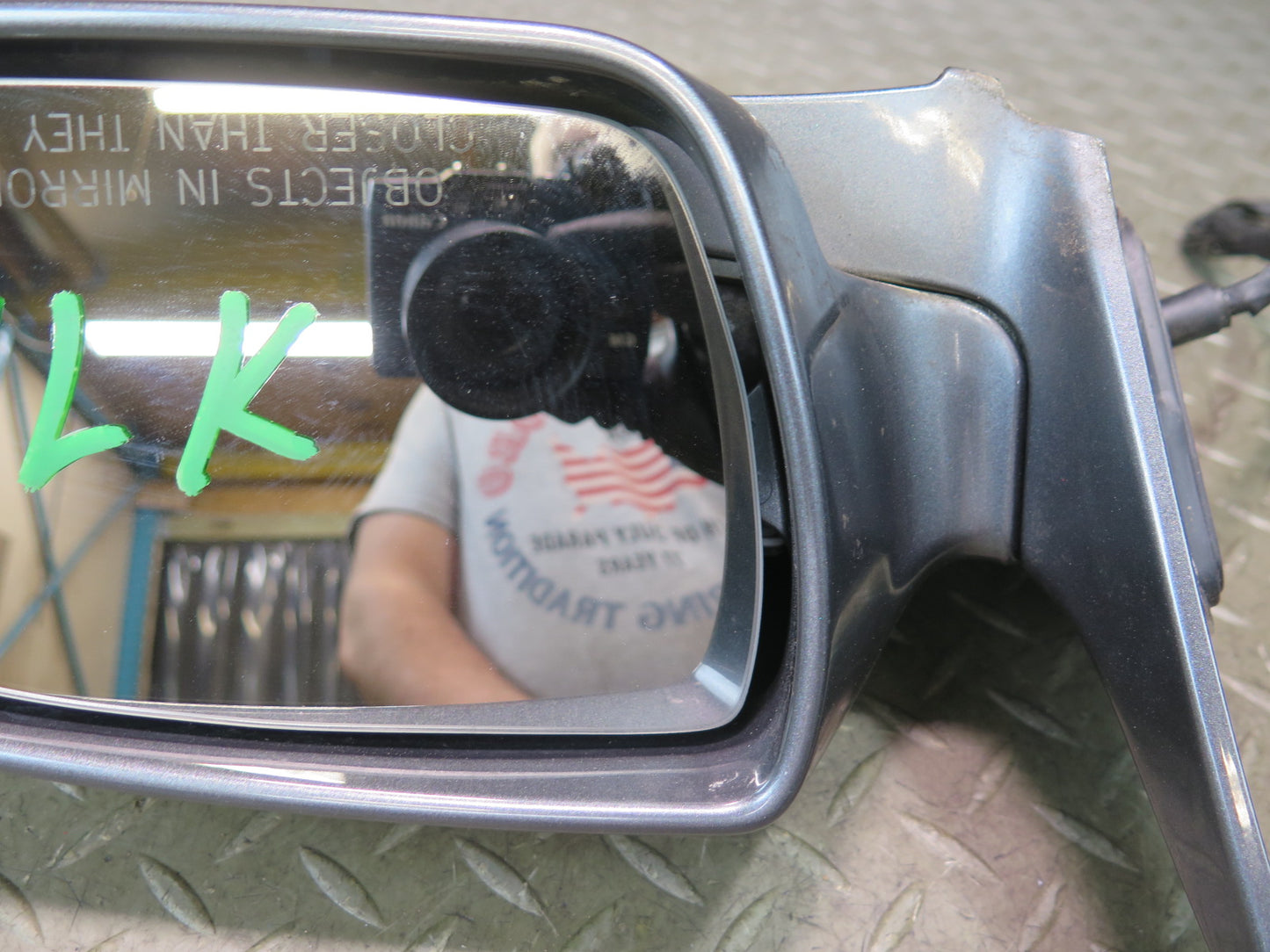 05-08 Mercedes R171 SLK Right Exterior Side View Mirror Graphite Metallic OEM