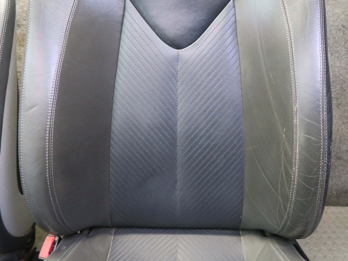 05-06 Mercedes R171 SLK Front Left Right Designo Leather Sport Heat Seat Set OEM