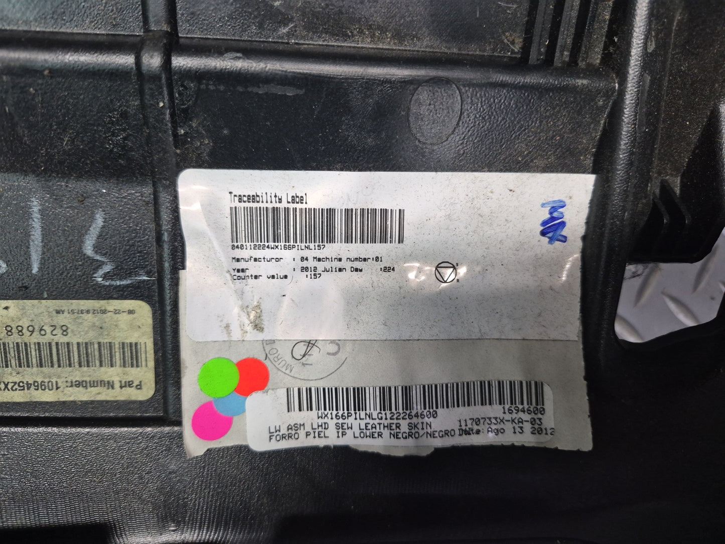 2012-2019 Mercedes X166 W166 ML GLE Front Left Driver Side Dash Lower Knee Panel