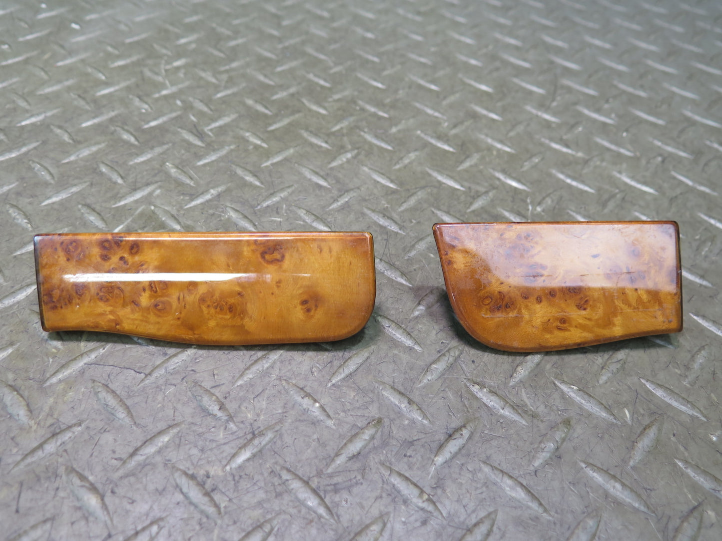 05-11 Mercedes R171 SLK Set of 2 Dash Front Left Wood Trim Bezel Panel Set OEM