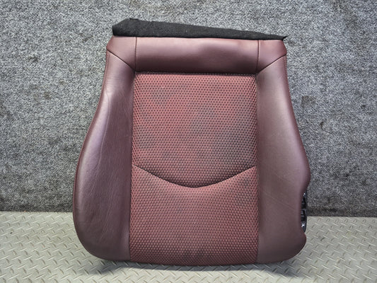 10-19 Nissan Z34 370Z Convert Front Right Seat Lower Leather Cushion Wine OEM