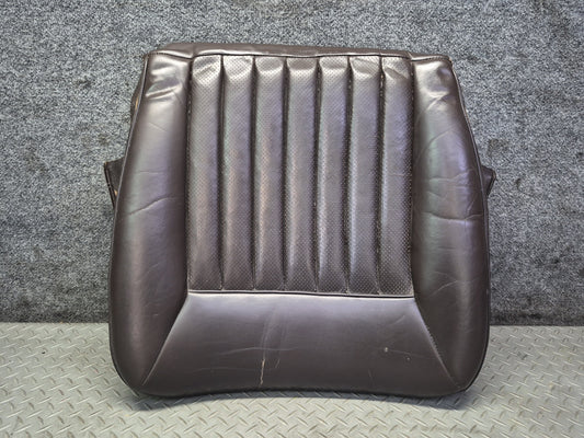 86-88 Mercedes W126 Sedan Front Left Seat Lower Leather Cushion Brasil Dmgd