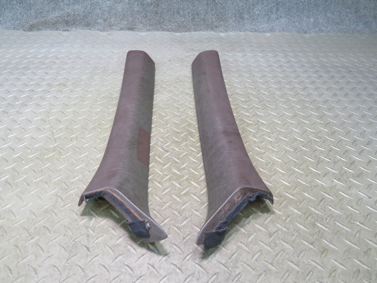 86-91 Mercedes W126 560SEL Front Left Right A Pillar Trim Cover Set Brasil Dmgd