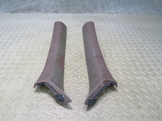 86-91 Mercedes W126 560SEL Front Left Right A Pillar Trim Cover Set Brasil Dmgd