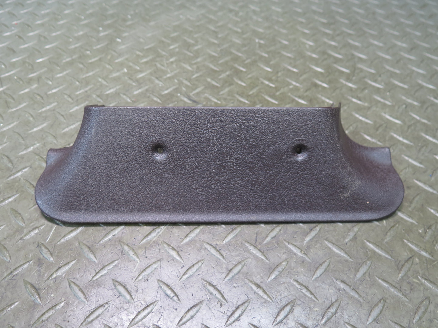 86-91 Mercedes W126 560SEL Set of 2 Center B Pillar Lower Trim Panel Brown OEM
