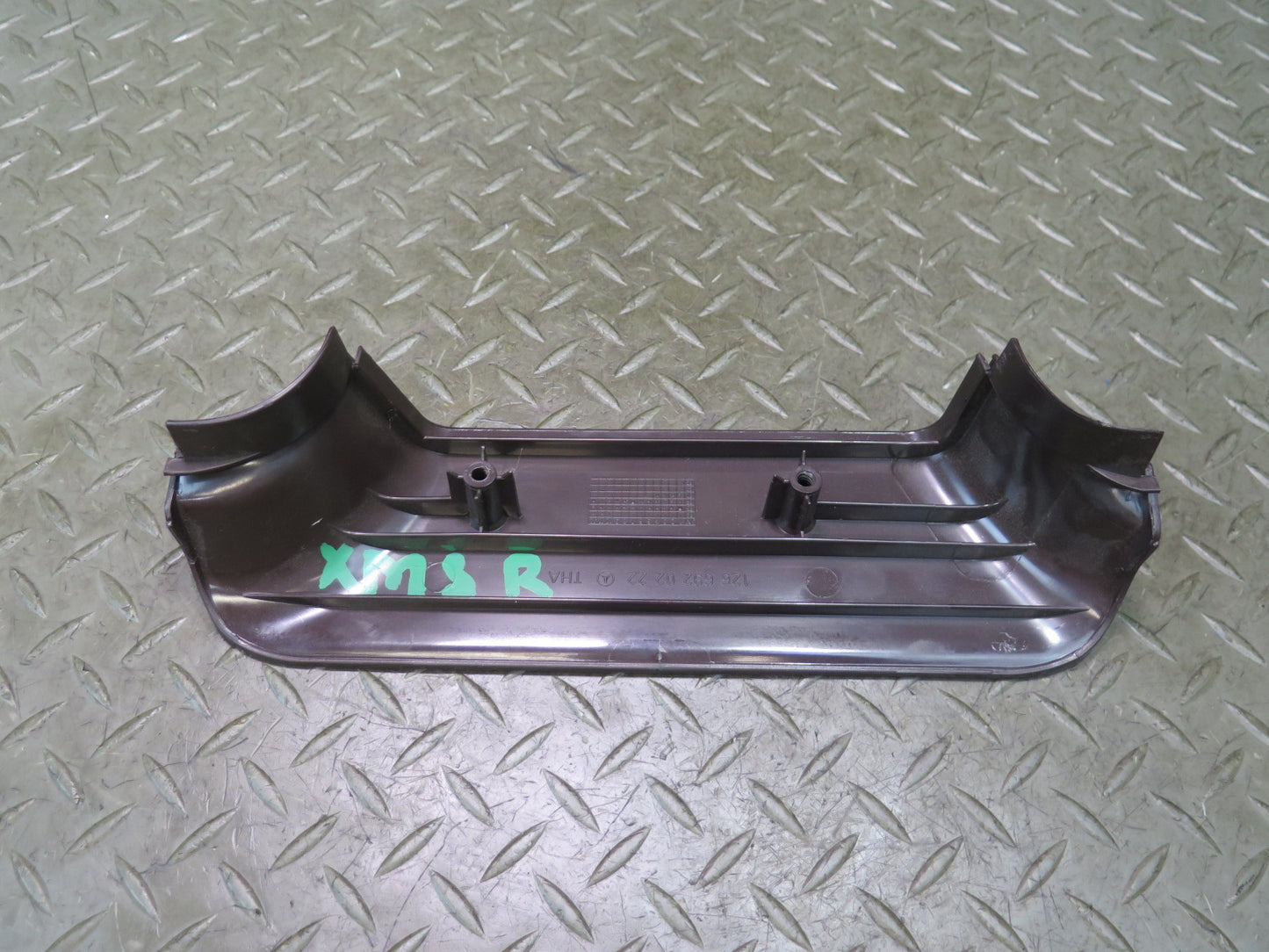 86-91 Mercedes W126 560SEL Set of 2 Center B Pillar Lower Trim Panel Brown OEM