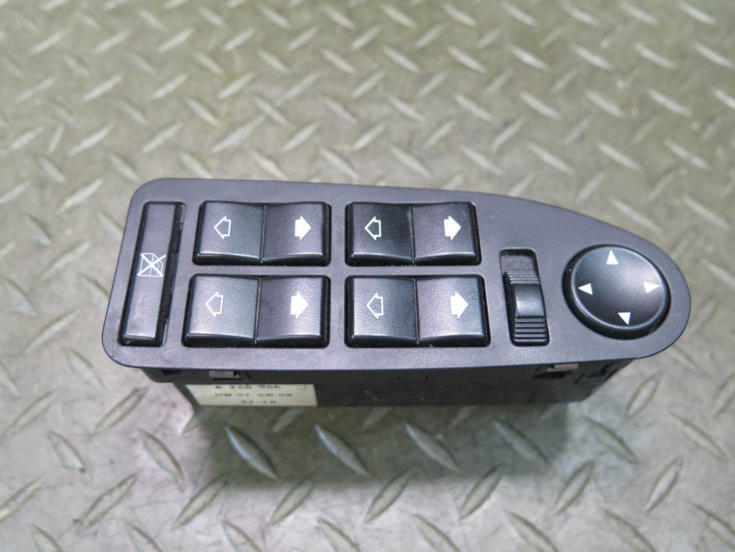 97-03 BMW E39 540i Front Left Power Window Mirror Switch 8368966 OEM