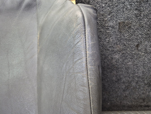 97-03 BMW E39 540i Front Left Heated Seat Lower Leather Cushion Gray Damaged