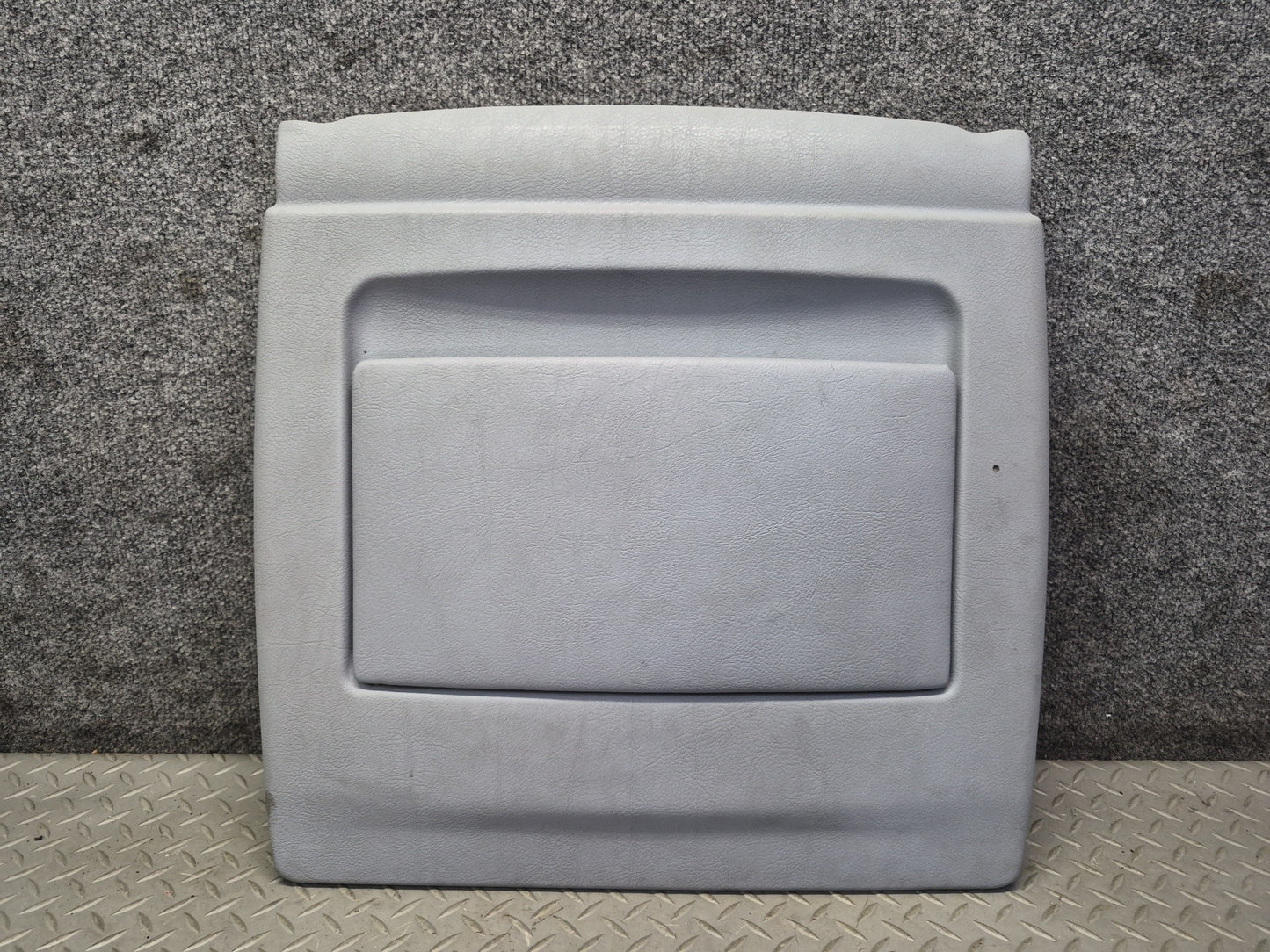 97-03 BMW E39 540i Front Right Seat Rear Back Trim Panel Cover Gray OEM