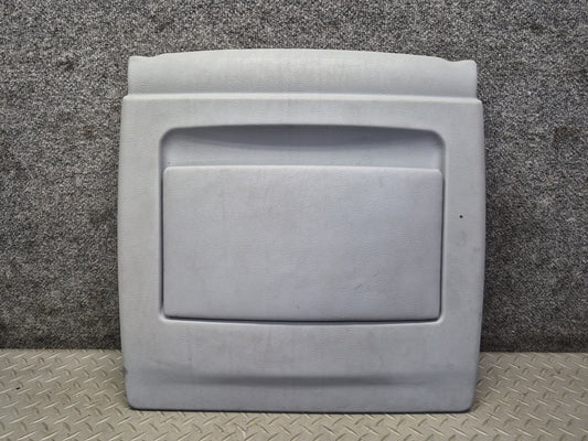 97-03 BMW E39 540i Front Right Seat Rear Back Trim Panel Cover Gray OEM