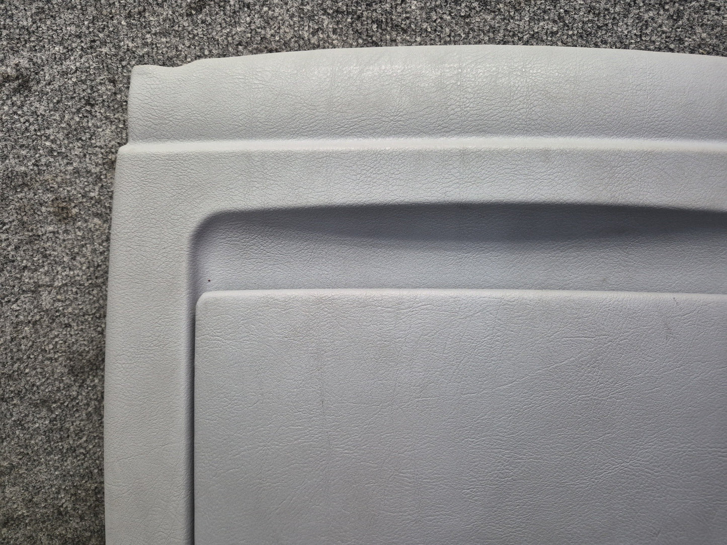97-03 BMW E39 540i Front Right Seat Rear Back Trim Panel Cover Gray OEM