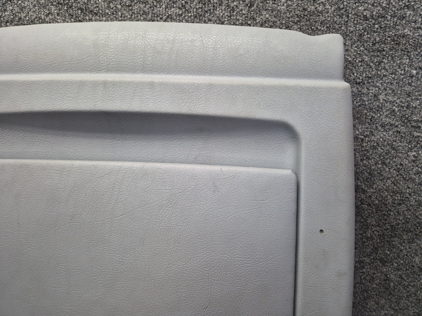 97-03 BMW E39 540i Front Right Seat Rear Back Trim Panel Cover Gray OEM