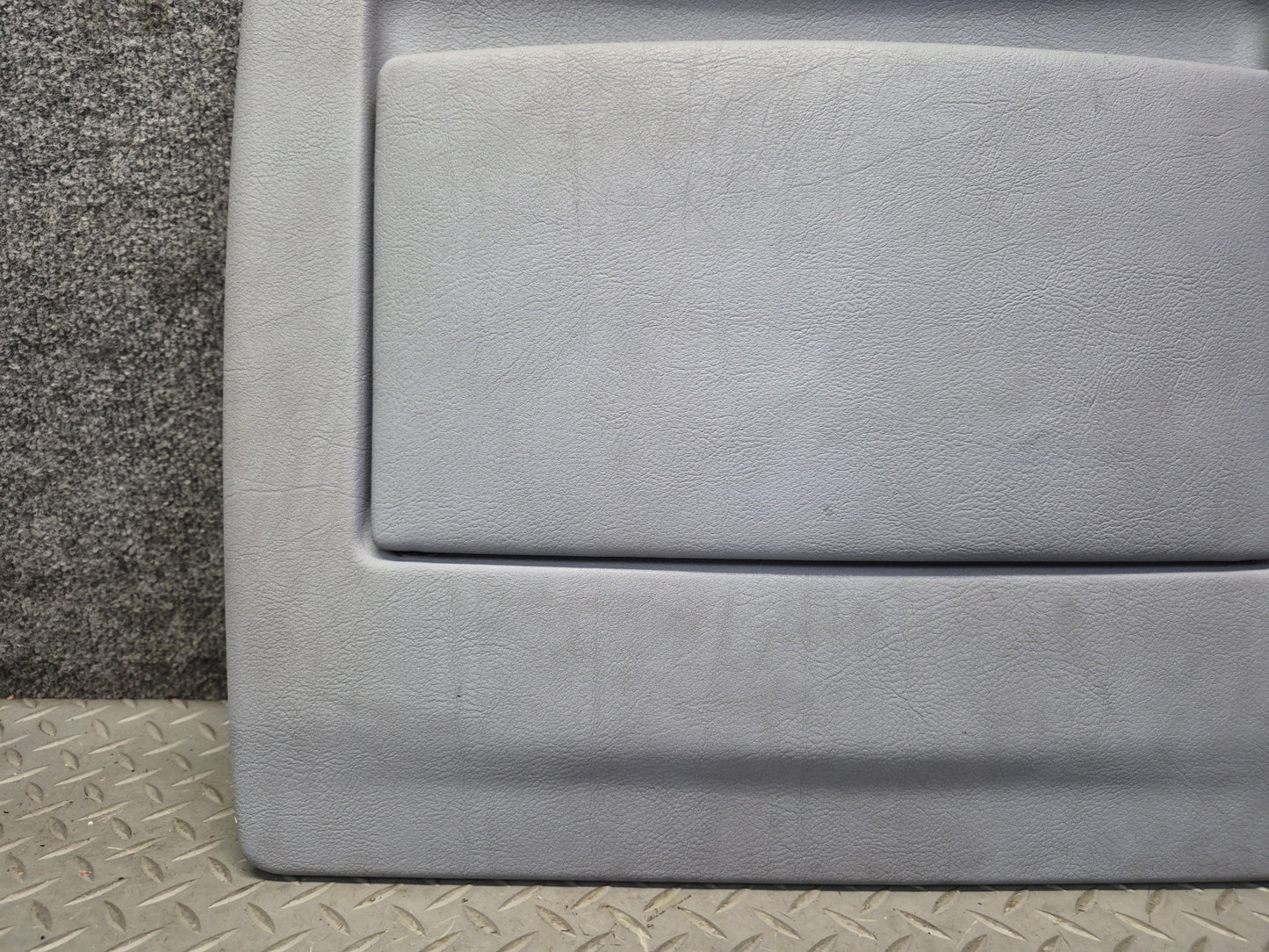 97-03 BMW E39 540i Front Right Seat Rear Back Trim Panel Cover Gray OEM