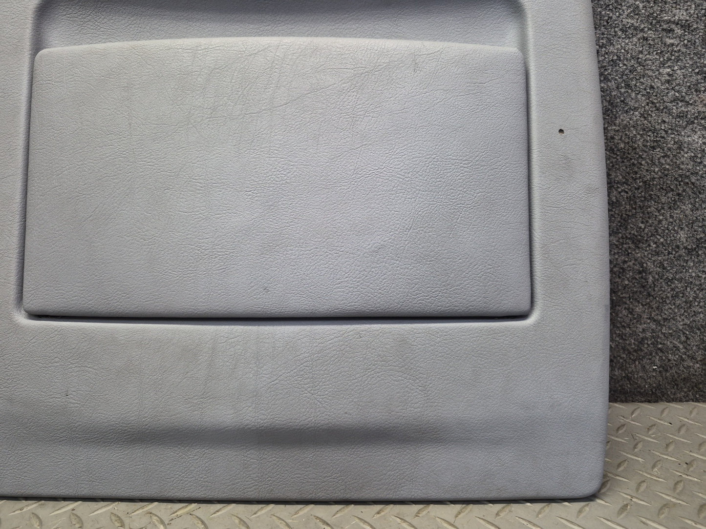 97-03 BMW E39 540i Front Right Seat Rear Back Trim Panel Cover Gray OEM