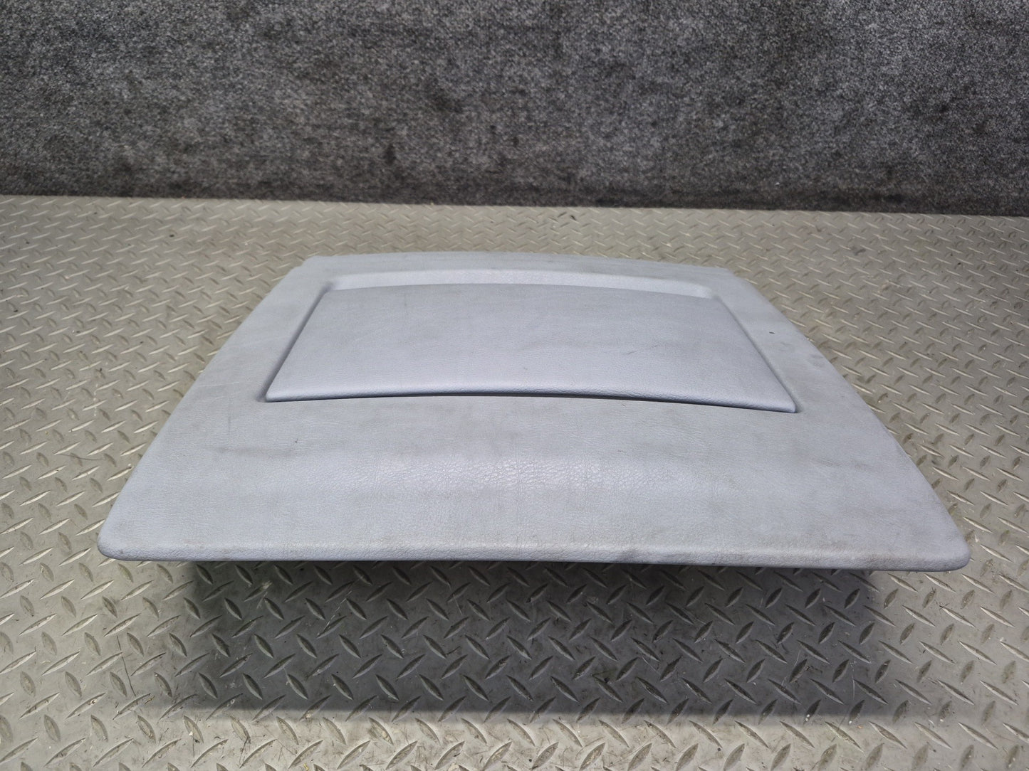 97-03 BMW E39 540i Front Right Seat Rear Back Trim Panel Cover Gray OEM