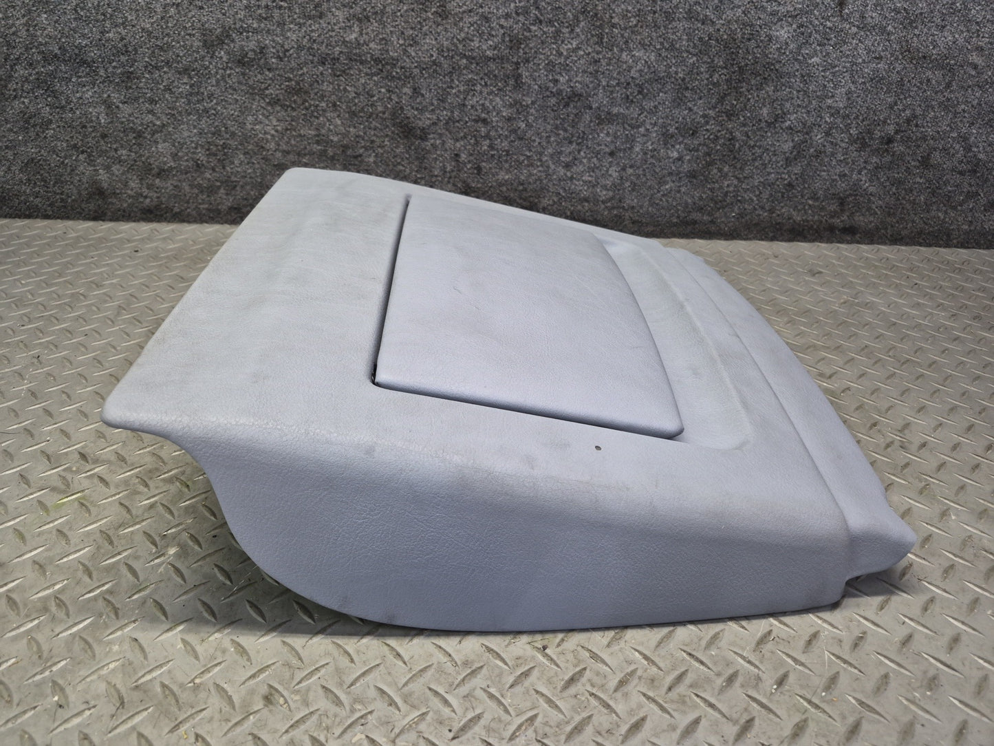 97-03 BMW E39 540i Front Right Seat Rear Back Trim Panel Cover Gray OEM
