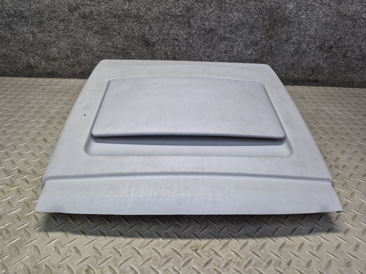 97-03 BMW E39 540i Front Right Seat Rear Back Trim Panel Cover Gray OEM