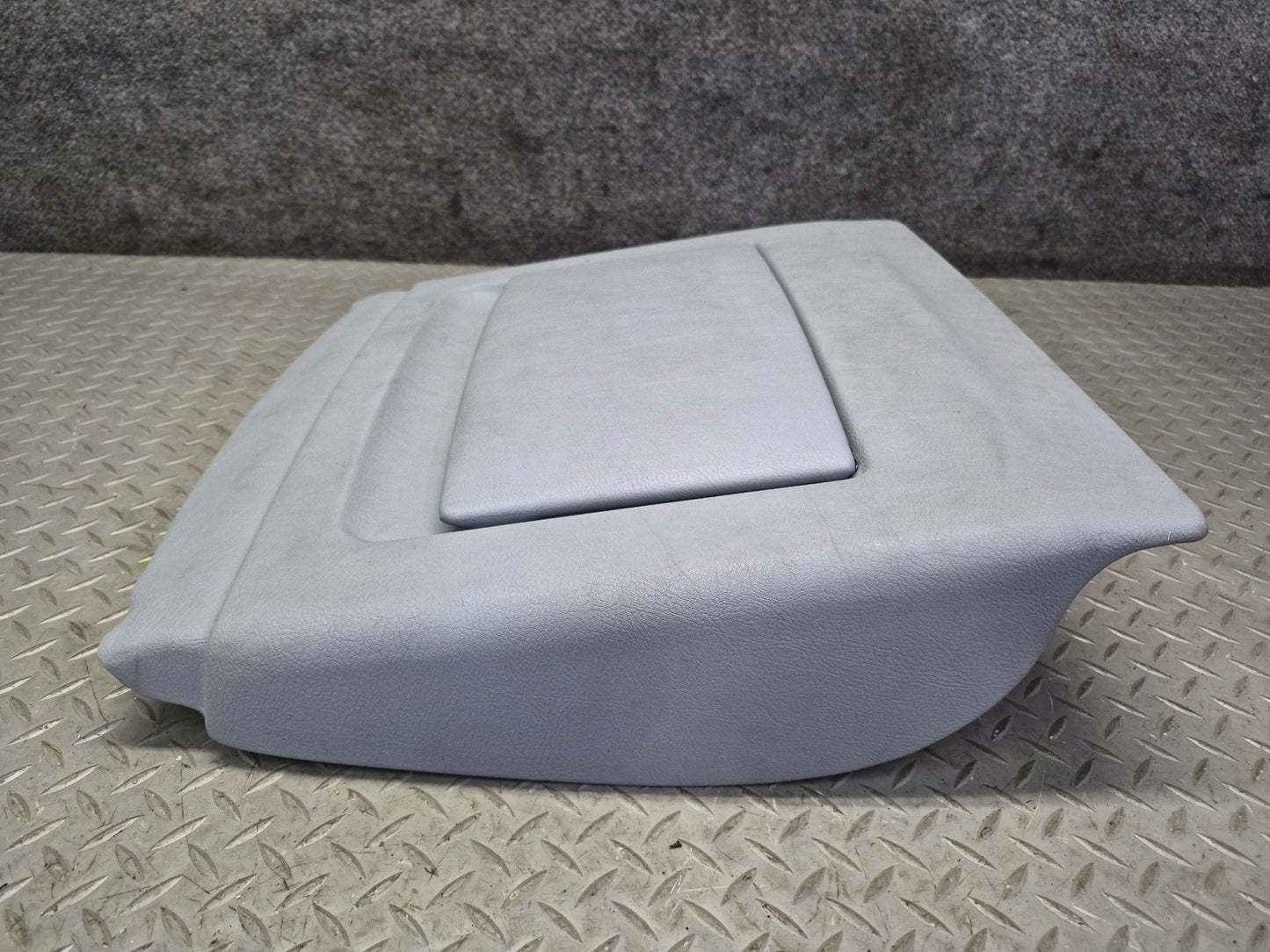 97-03 BMW E39 540i Front Right Seat Rear Back Trim Panel Cover Gray OEM