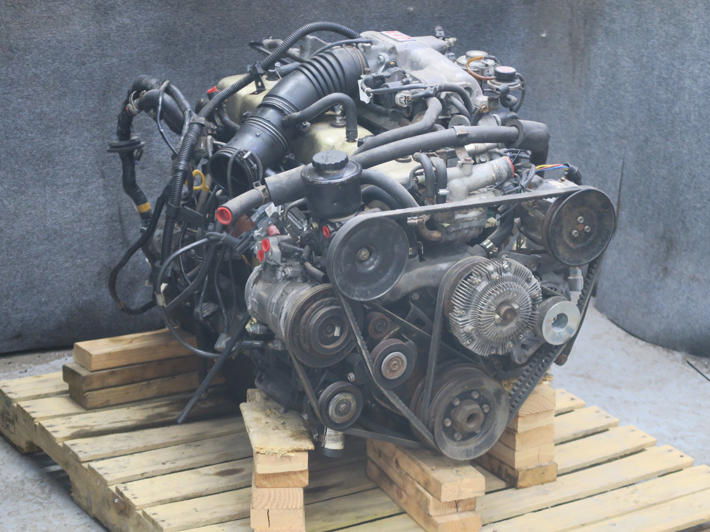 1991-1992 Toyota Land Cruiser FJ80 3FE 4.0L AT VIN F 4TH Complete Engine Motor