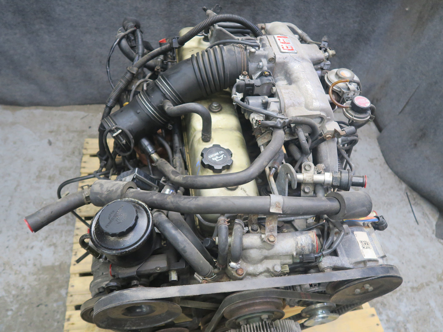 1991-1992 Toyota Land Cruiser FJ80 3FE 4.0L AT VIN F 4TH Complete Engine Motor