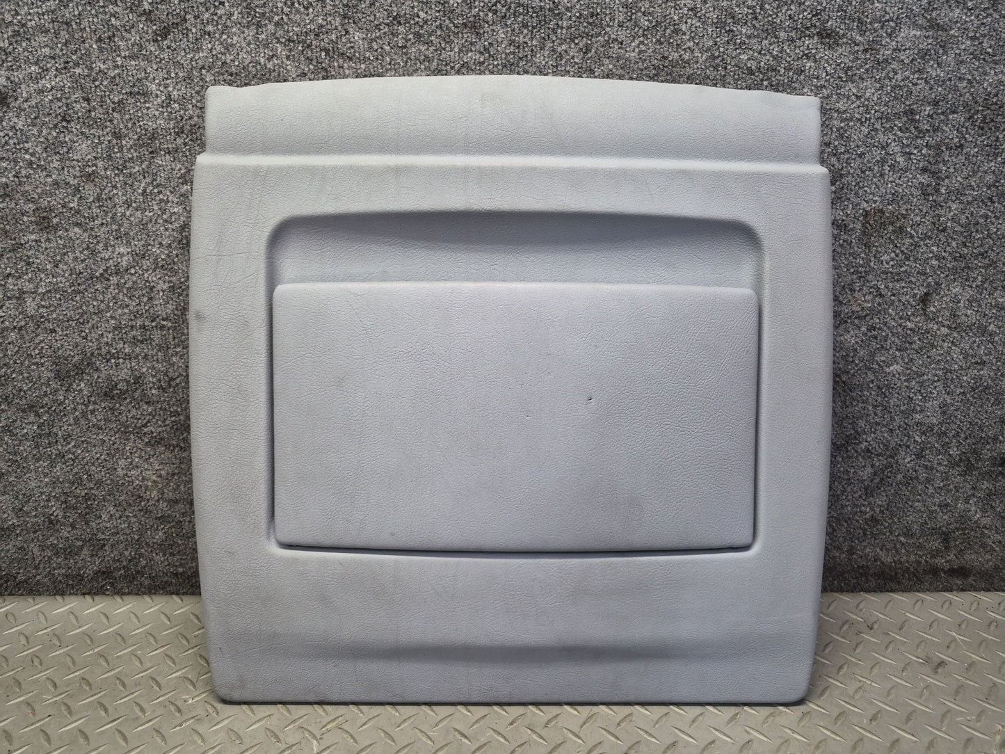 97-03 BMW E39 540i Front Left Seat Rear Back Trim Panel Cover Gray OEM