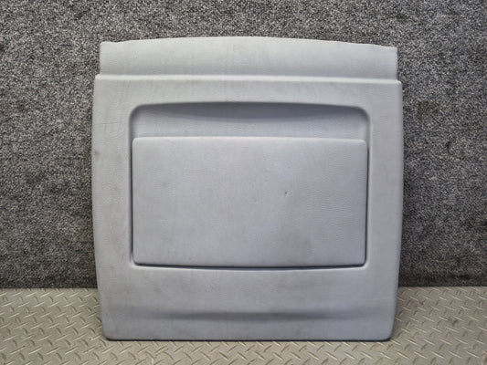 97-03 BMW E39 540i Front Left Seat Rear Back Trim Panel Cover Gray OEM