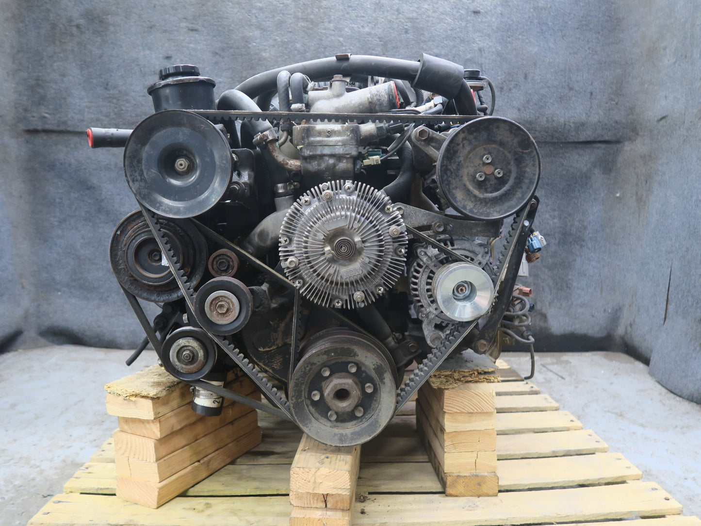 1991-1992 Toyota Land Cruiser FJ80 3FE 4.0L AT VIN F 4TH Complete Engine Motor