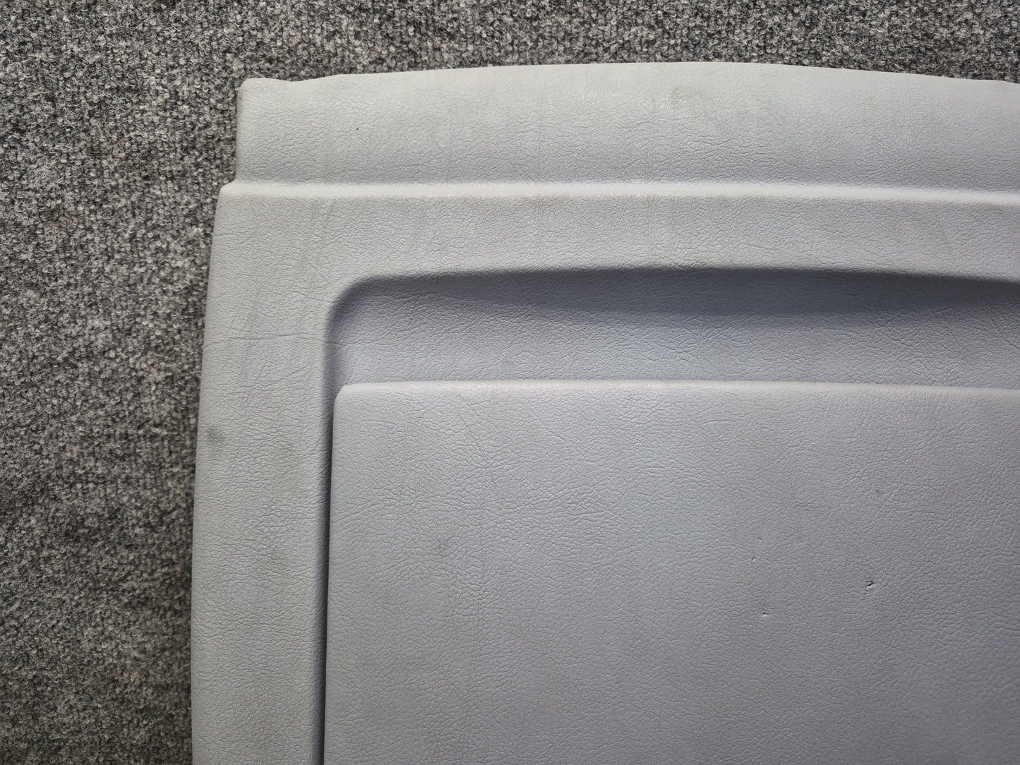 97-03 BMW E39 540i Front Left Seat Rear Back Trim Panel Cover Gray OEM