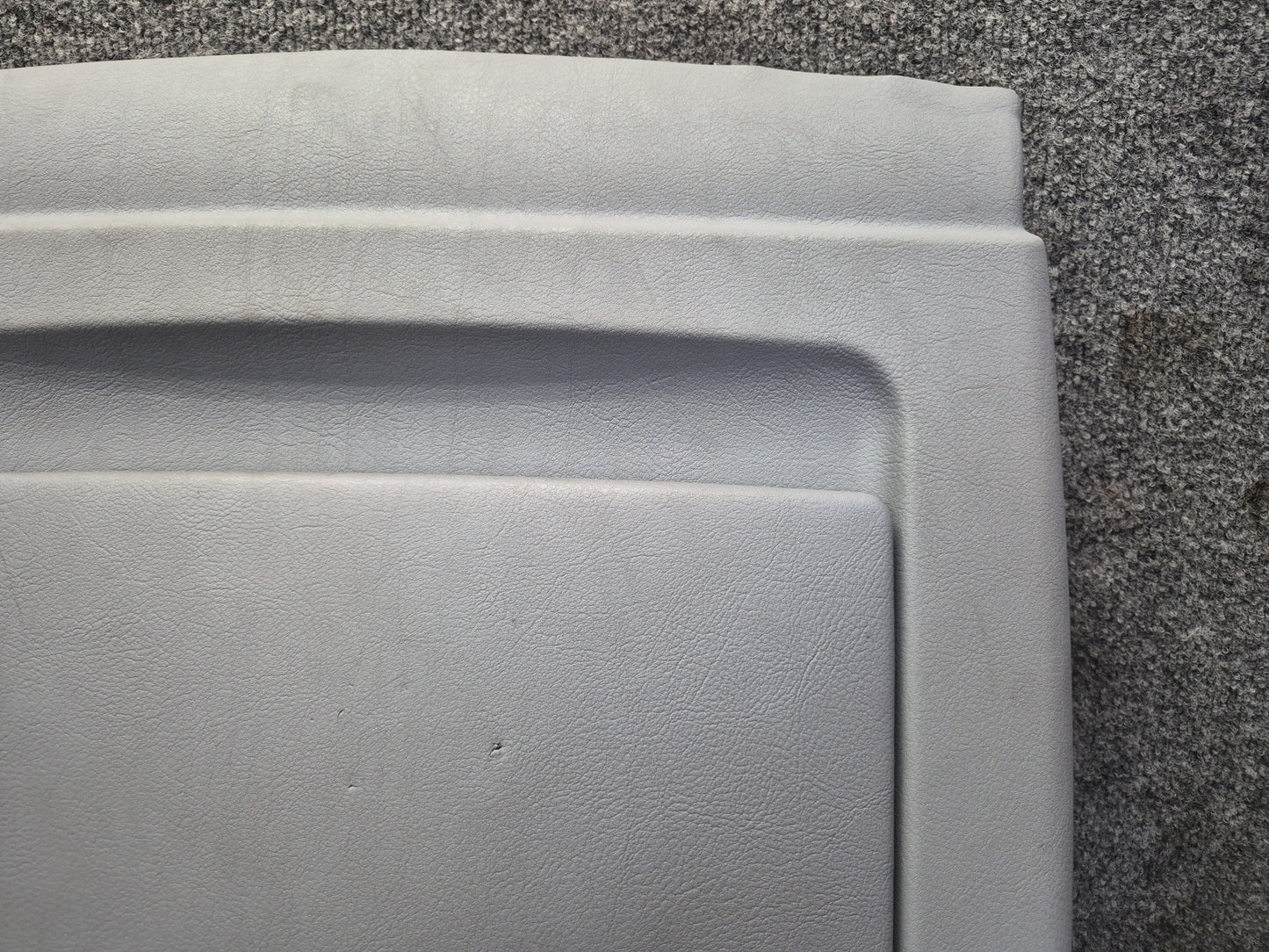 97-03 BMW E39 540i Front Left Seat Rear Back Trim Panel Cover Gray OEM