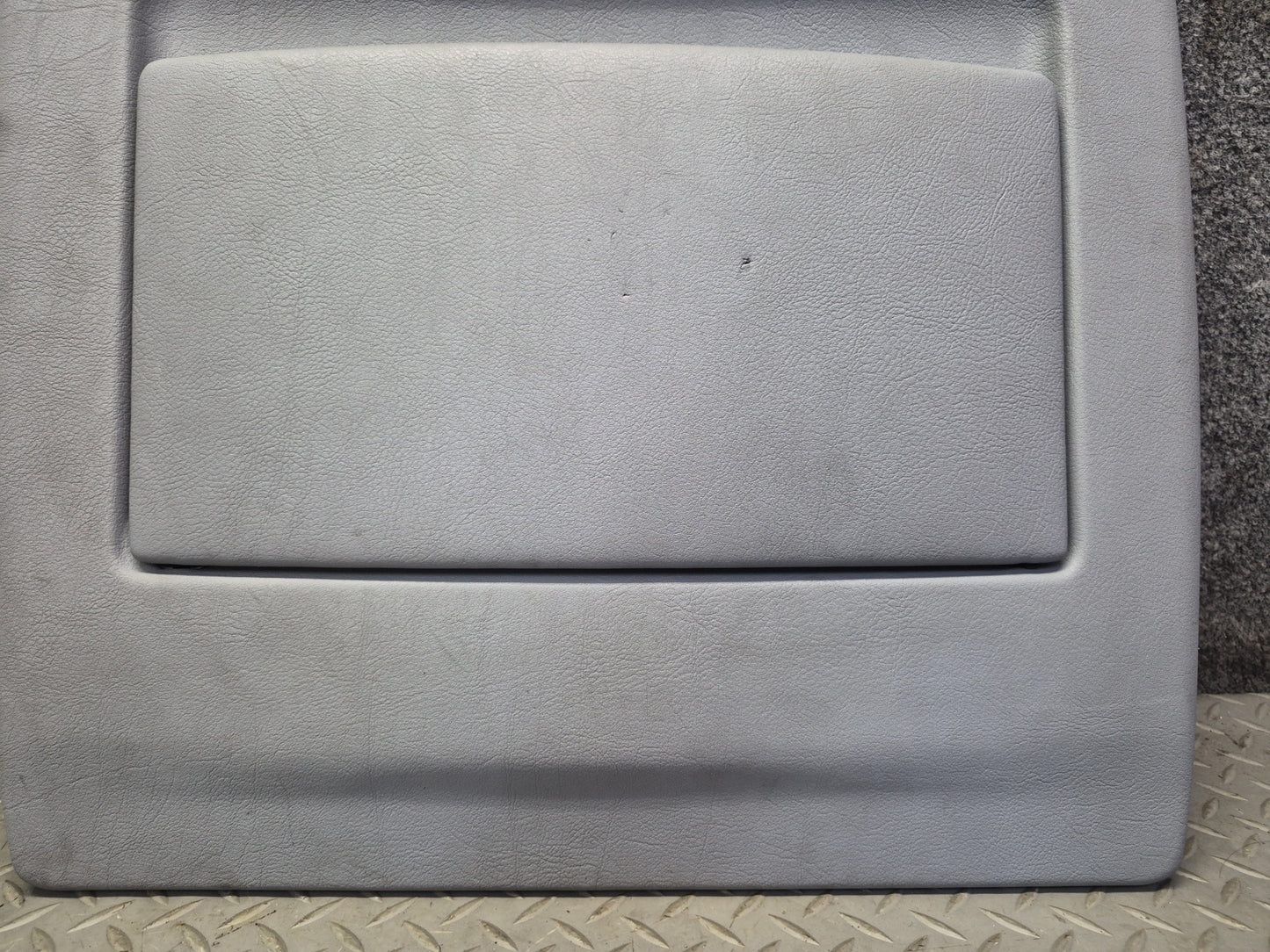 97-03 BMW E39 540i Front Left Seat Rear Back Trim Panel Cover Gray OEM