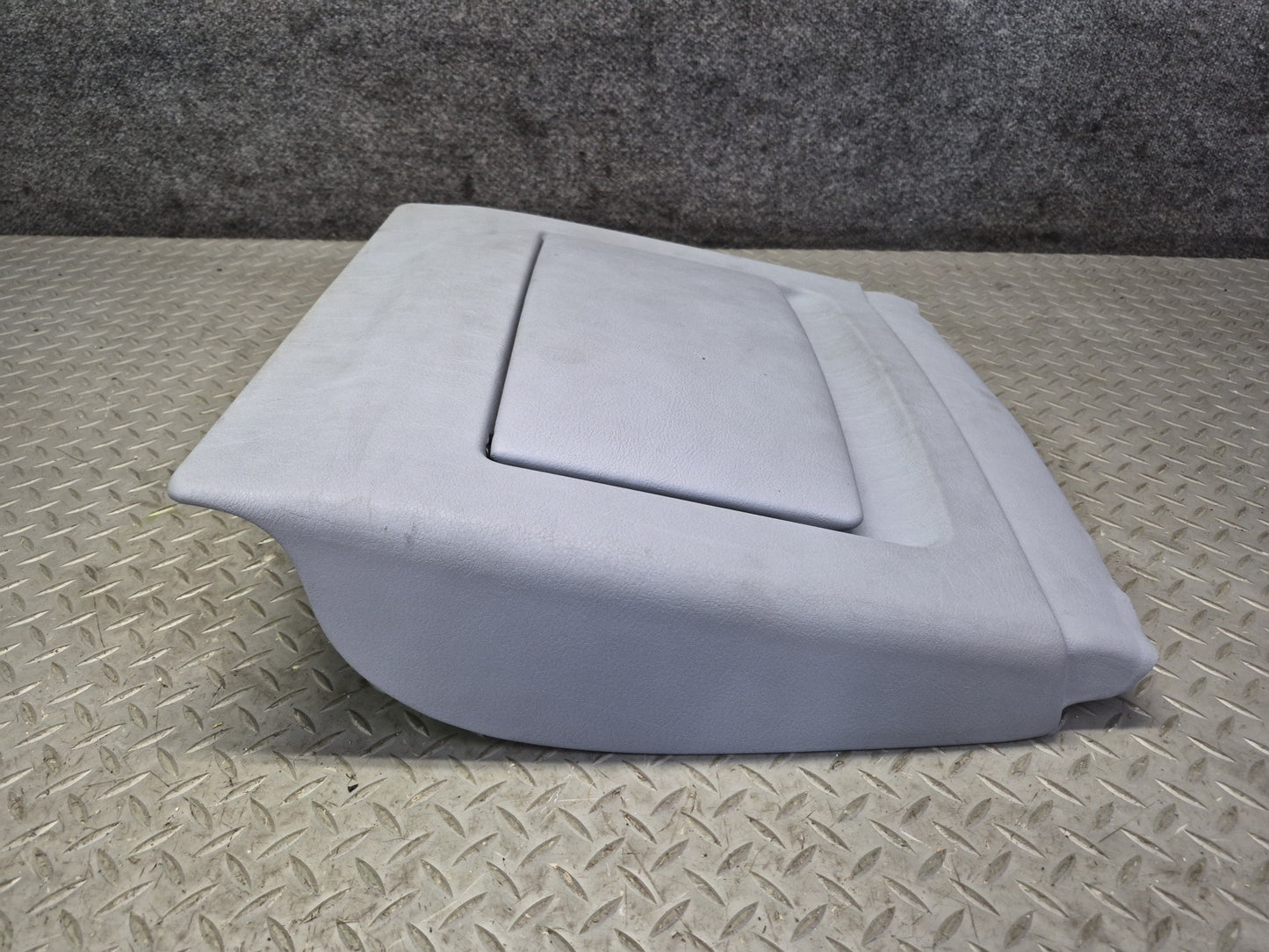 97-03 BMW E39 540i Front Left Seat Rear Back Trim Panel Cover Gray OEM