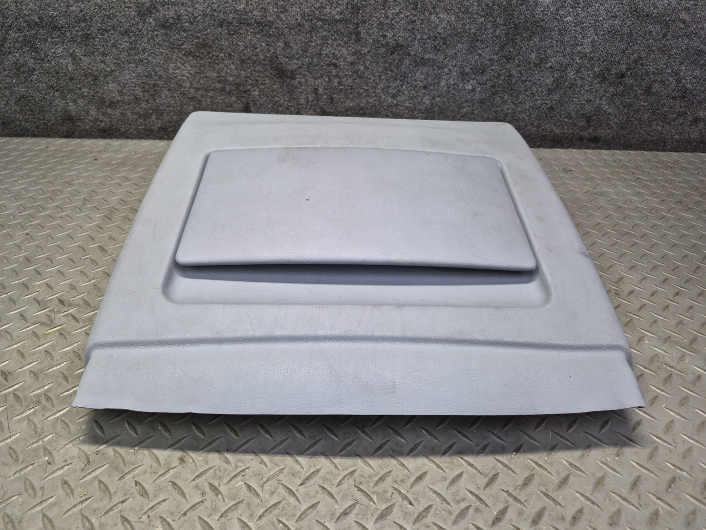 97-03 BMW E39 540i Front Left Seat Rear Back Trim Panel Cover Gray OEM