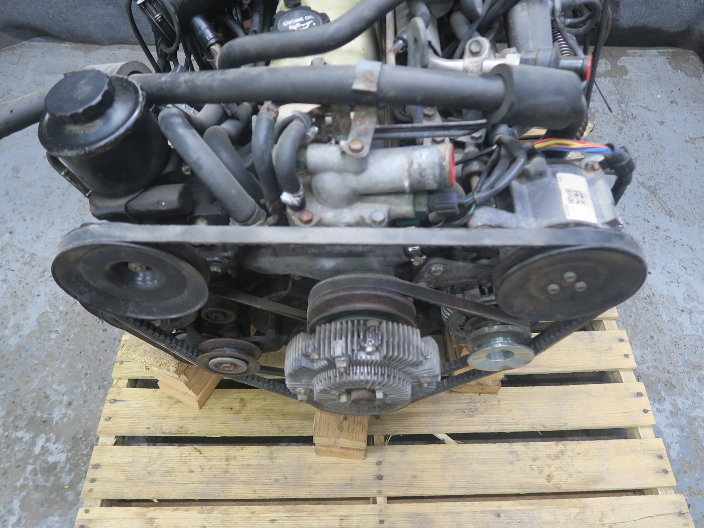 1991-1992 Toyota Land Cruiser FJ80 3FE 4.0L AT VIN F 4TH Complete Engine Motor