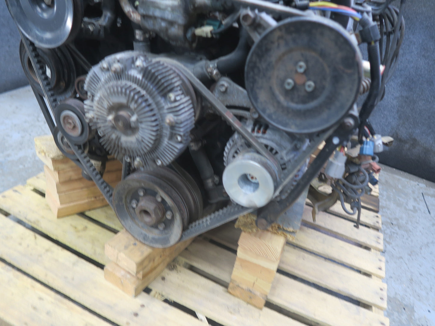 1991-1992 Toyota Land Cruiser FJ80 3FE 4.0L AT VIN F 4TH Complete Engine Motor