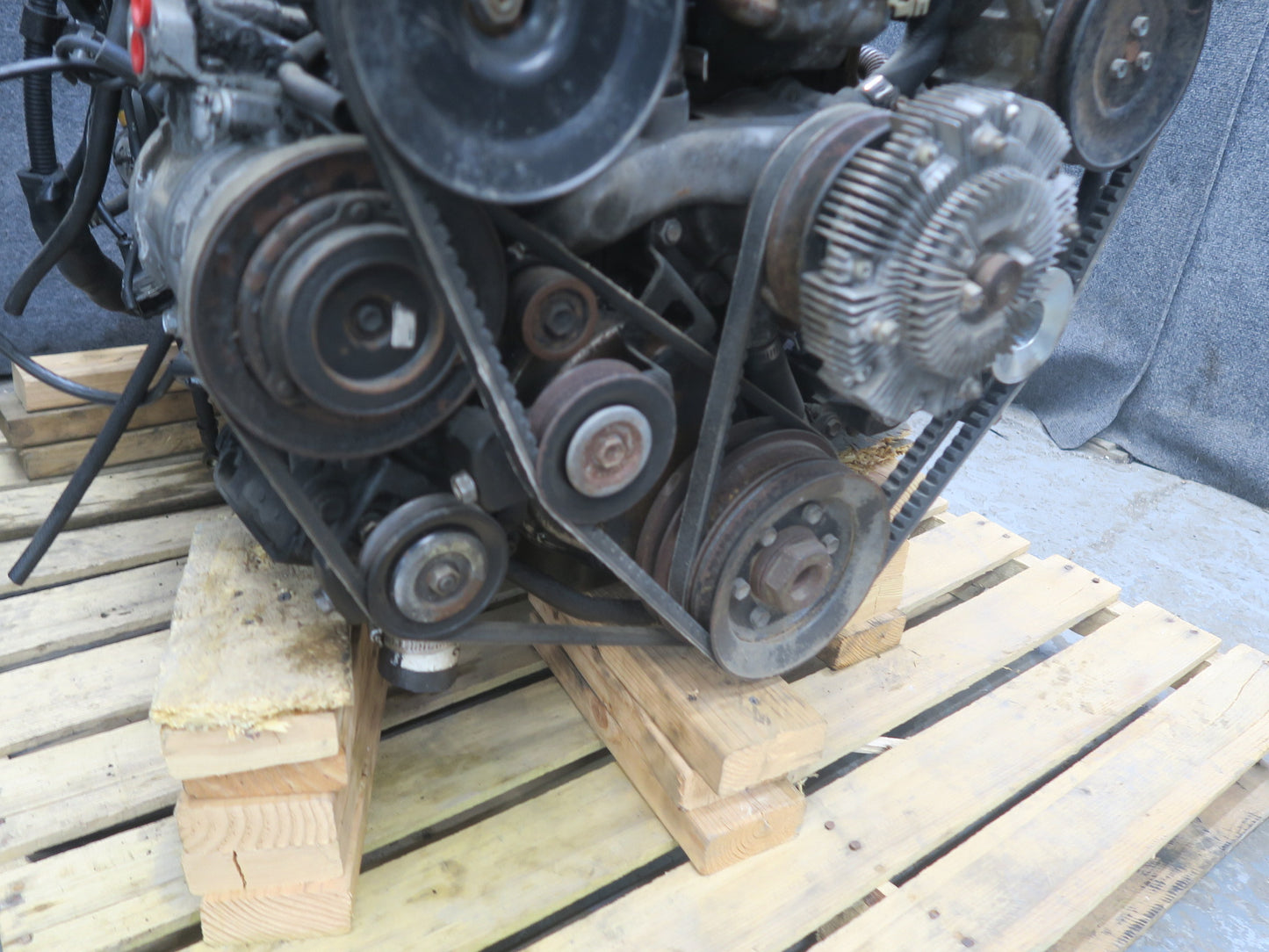 1991-1992 Toyota Land Cruiser FJ80 3FE 4.0L AT VIN F 4TH Complete Engine Motor