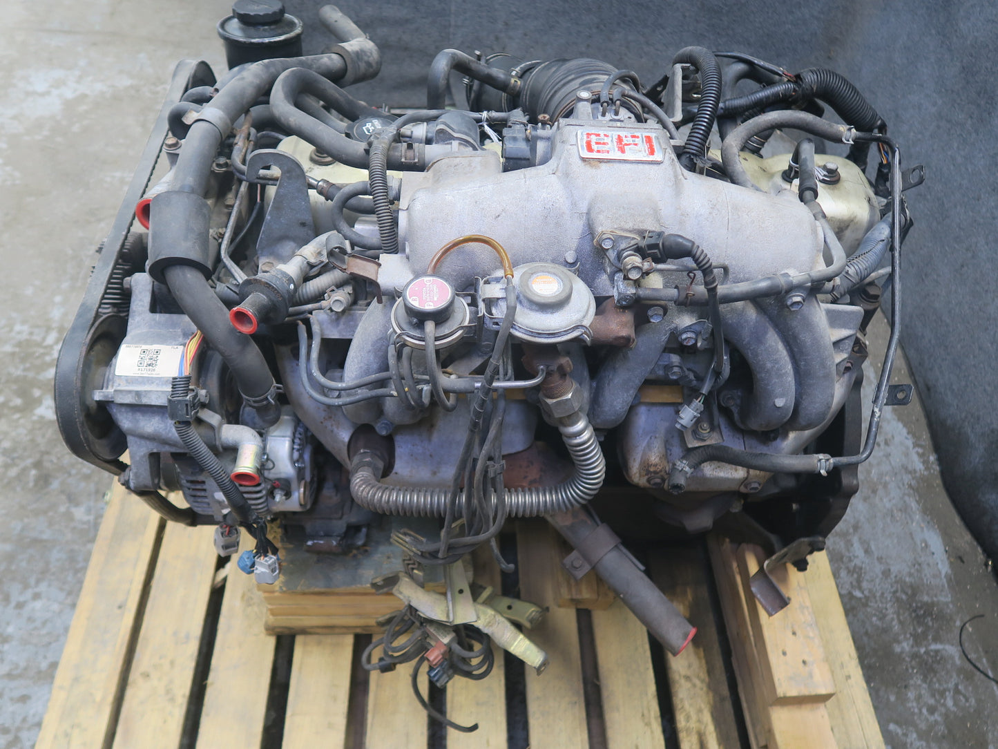 1991-1992 Toyota Land Cruiser FJ80 3FE 4.0L AT VIN F 4TH Complete Engine Motor