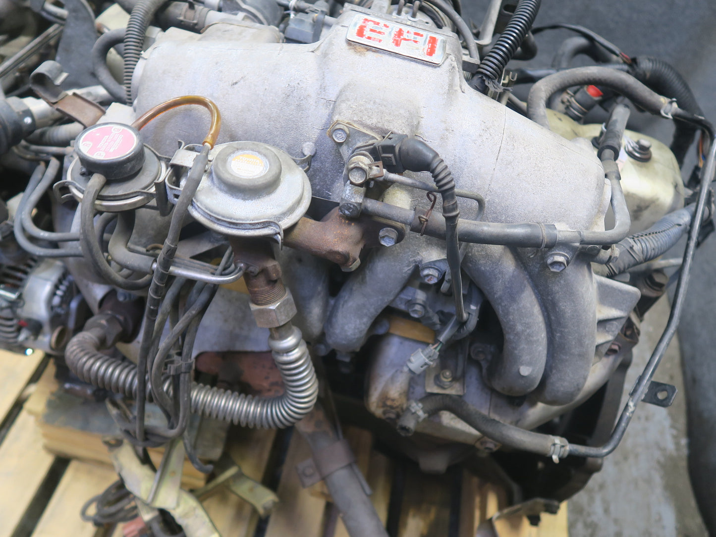 1991-1992 Toyota Land Cruiser FJ80 3FE 4.0L AT VIN F 4TH Complete Engine Motor