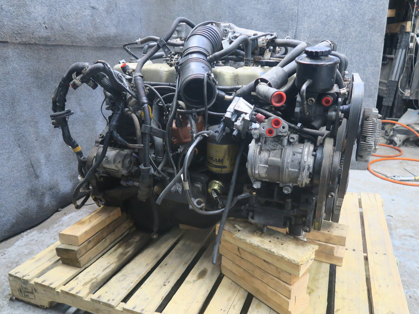 1991-1992 Toyota Land Cruiser FJ80 3FE 4.0L AT VIN F 4TH Complete Engine Motor