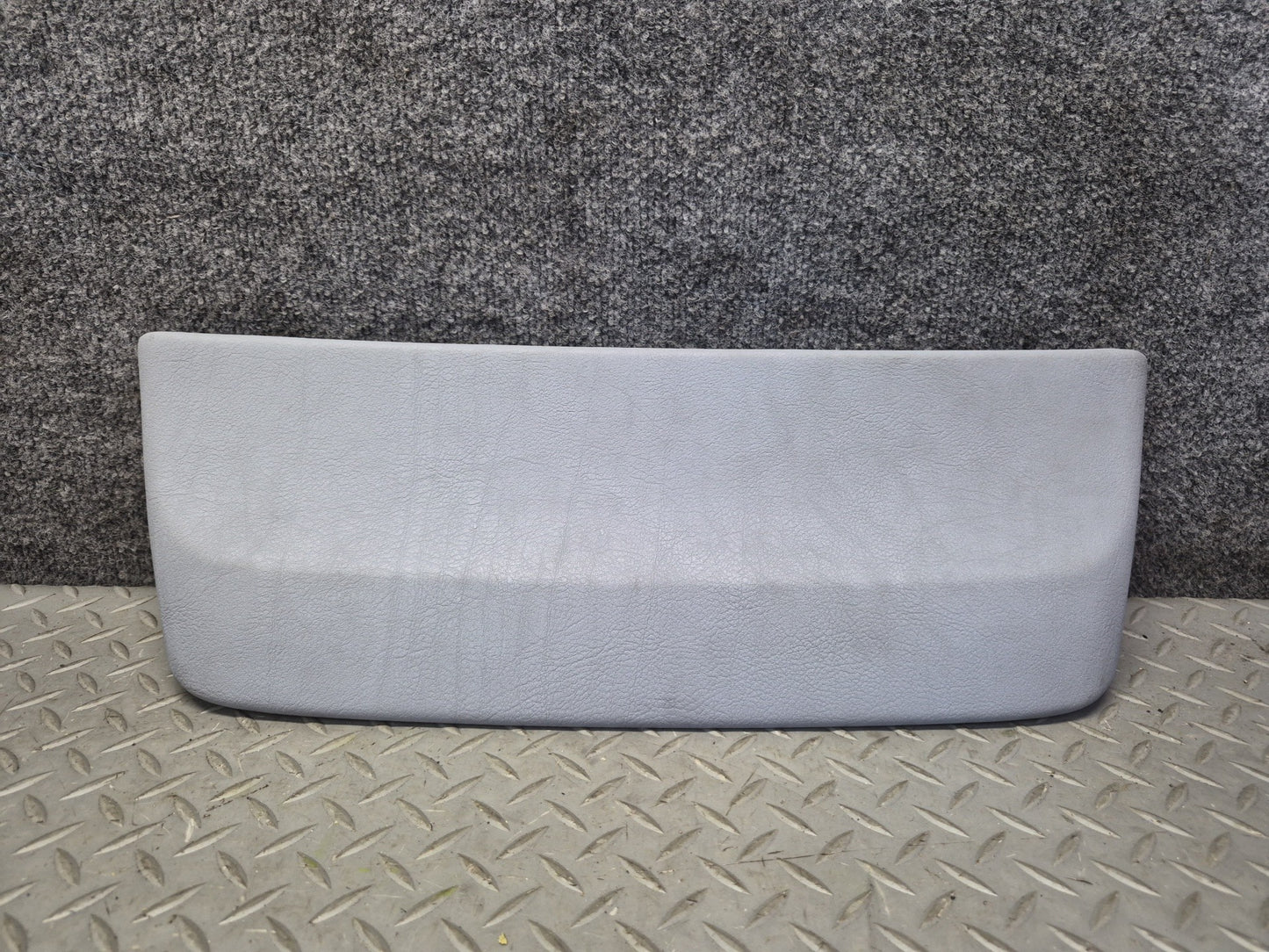97-03 BMW E39 540i Front Left Seat Rear Back Upper Trim Panel Cover Gray OEM