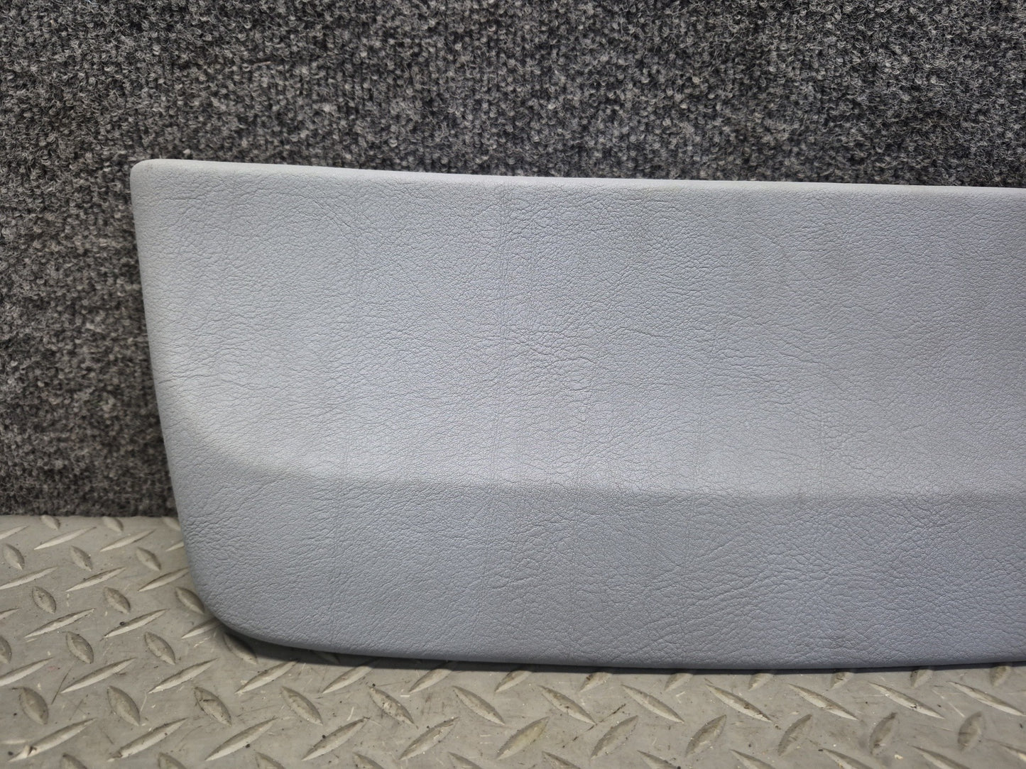 97-03 BMW E39 540i Front Left Seat Rear Back Upper Trim Panel Cover Gray OEM