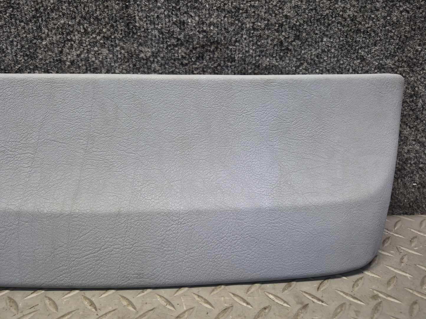 97-03 BMW E39 540i Front Left Seat Rear Back Upper Trim Panel Cover Gray OEM
