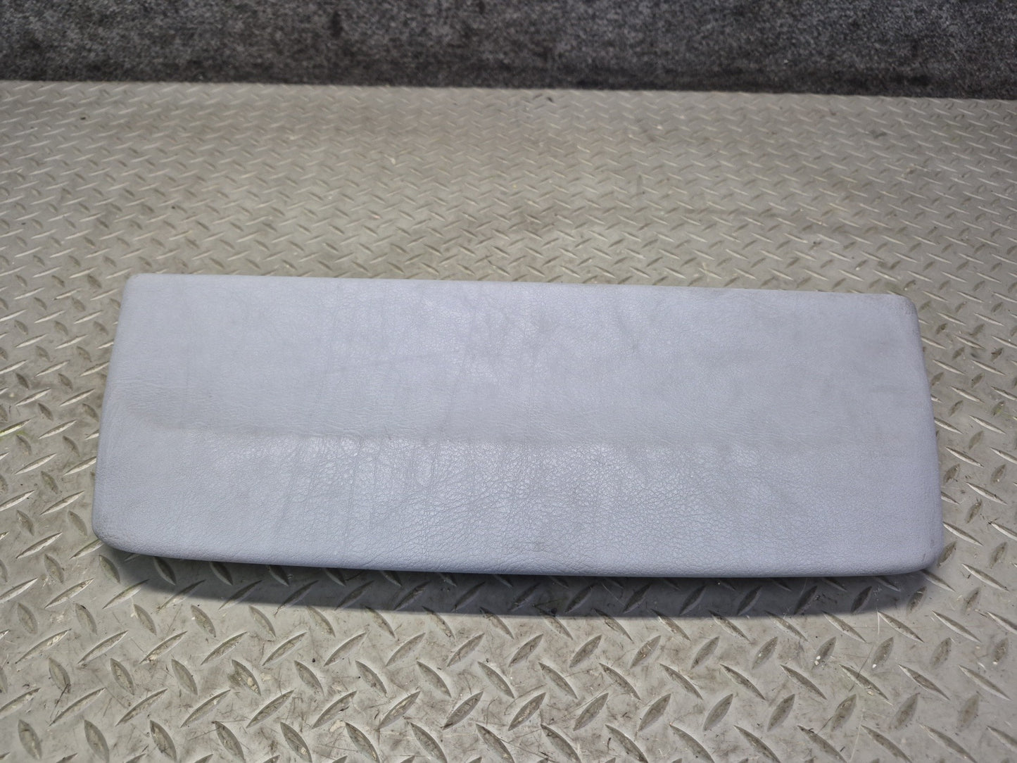 97-03 BMW E39 540i Front Left Seat Rear Back Upper Trim Panel Cover Gray OEM
