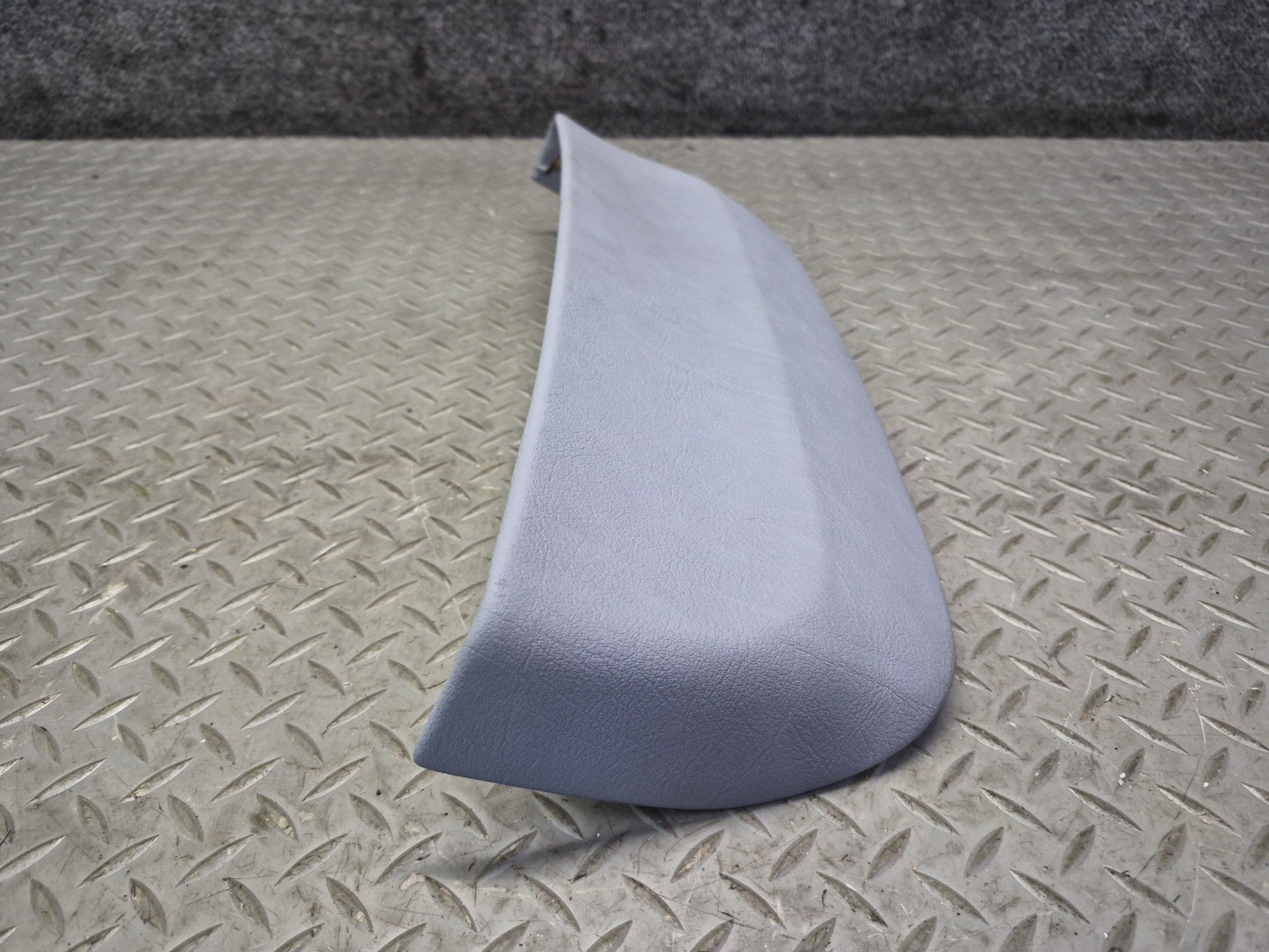 97-03 BMW E39 540i Front Left Seat Rear Back Upper Trim Panel Cover Gray OEM