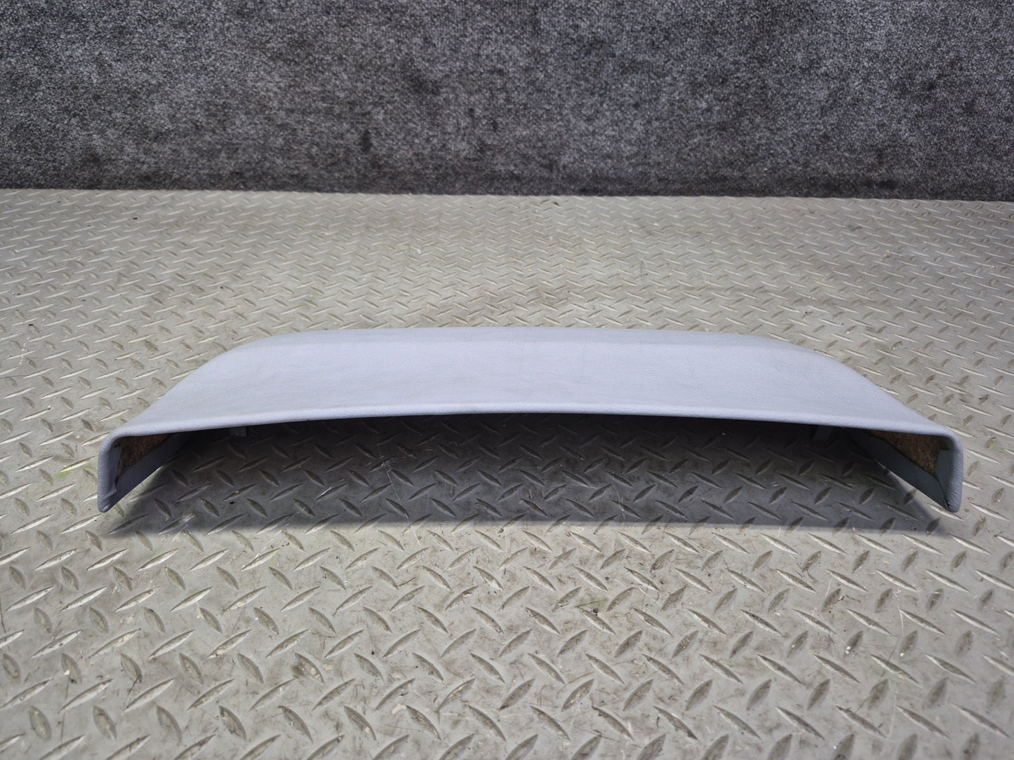 97-03 BMW E39 540i Front Left Seat Rear Back Upper Trim Panel Cover Gray OEM