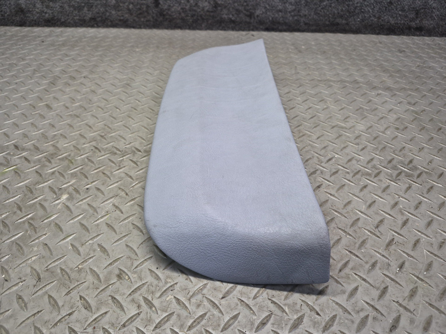 97-03 BMW E39 540i Front Left Seat Rear Back Upper Trim Panel Cover Gray OEM