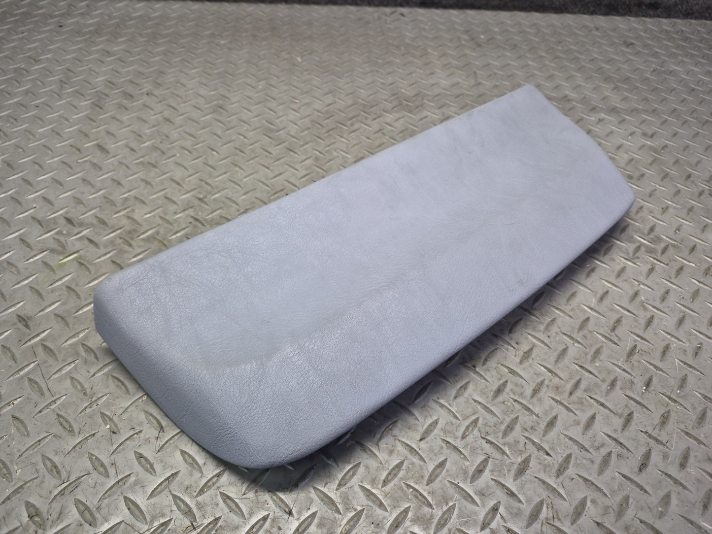 97-03 BMW E39 540i Front Left Seat Rear Back Upper Trim Panel Cover Gray OEM